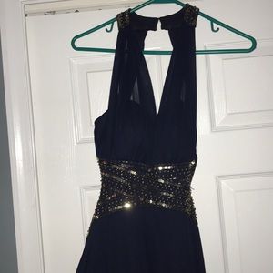 open back prom dress